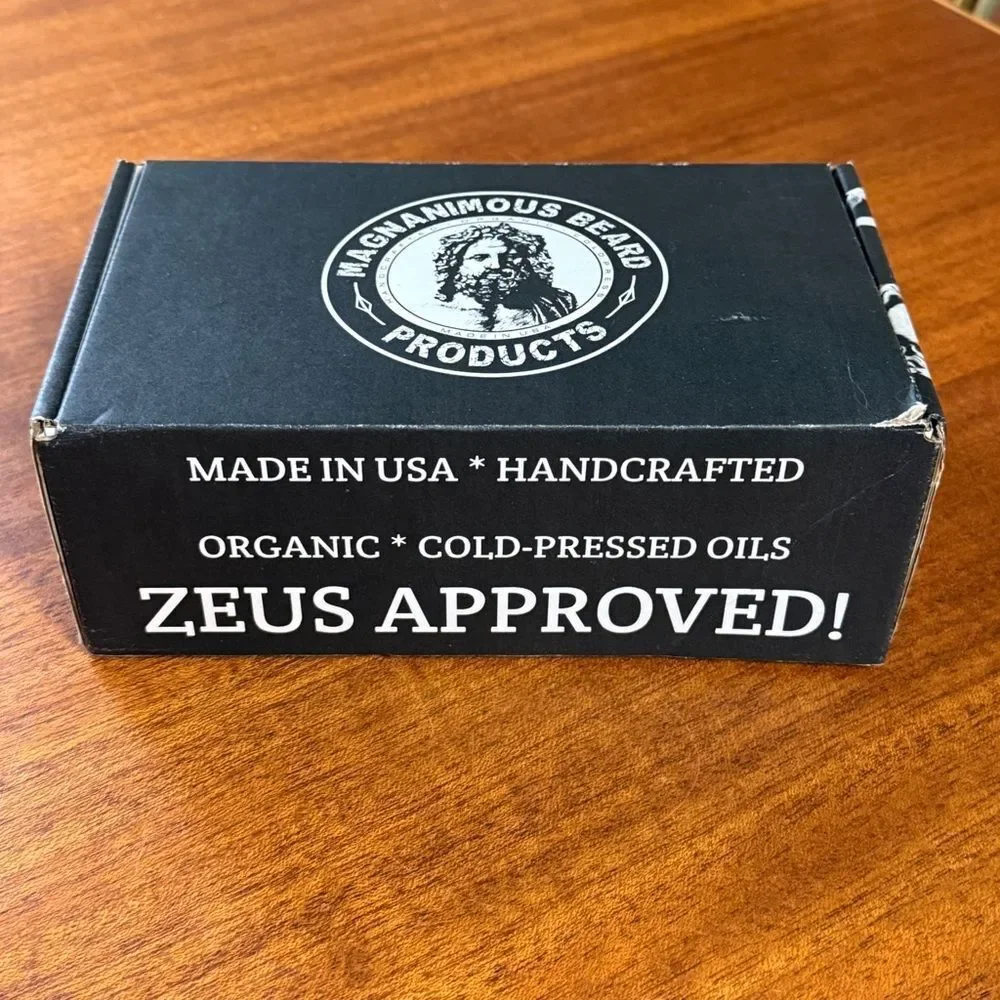 NIB MAGNANIMOUS Beardpoo & Conditioner Beard Oil and TROPICAL TEAKWOOD Soap Set